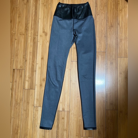 Aritzia Wilfred Free Daria Black Faux Leather Pants Size S - Picture 9 of 14